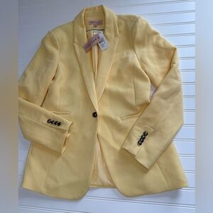 Philosophy  Women's Blazer Jacket Yellow Suit Career 8 NEW. 775
